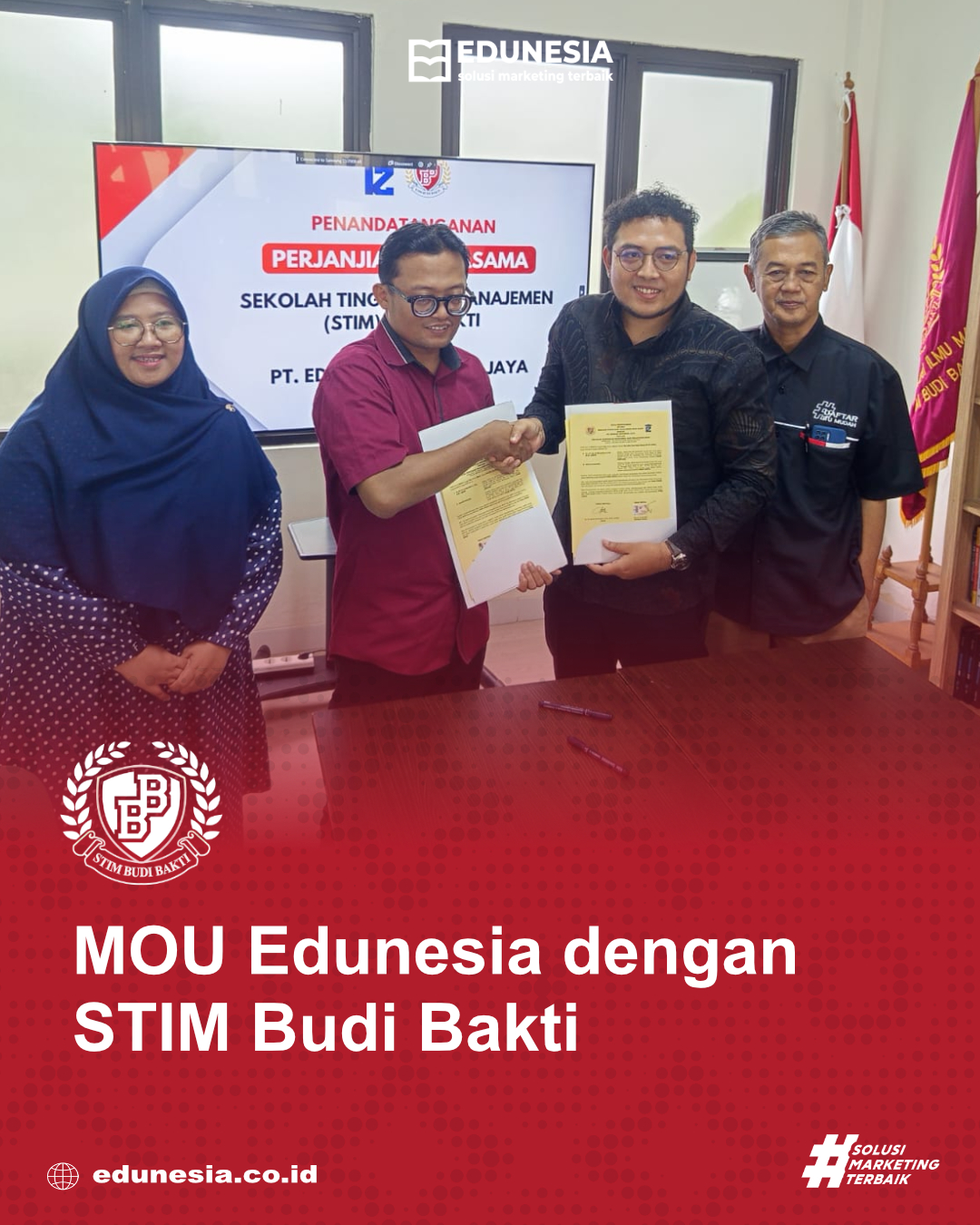 MoU Edunesia dengan STIM Budi Bakti